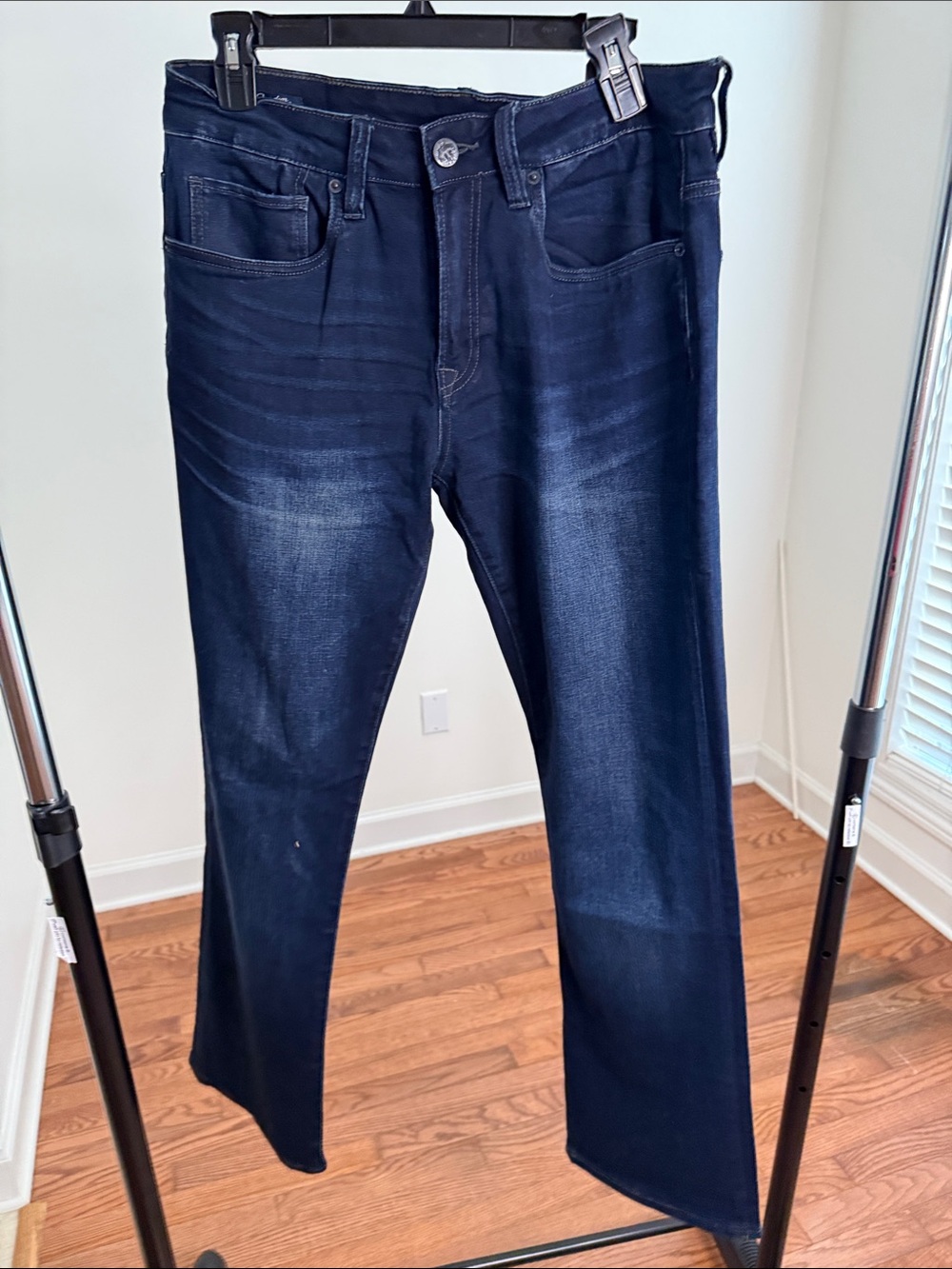 Buffalo David Bitton Men’s Dark Blue Freedom Series Relaxed Straight Jeans 32x32